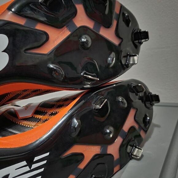 Mens Size 16 Black Orange New Balance 4040v5 Metal Baseball Cleats L4040B05 NWOB - Picture 13 of 14